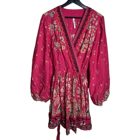 ANTHROPOLOGIE RAQUEL EMBROIDERED MINI DRESS, XL - Picture 4 of 12